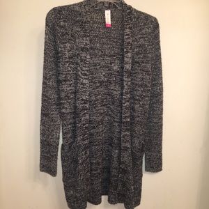 Gray Cardigan Sweater